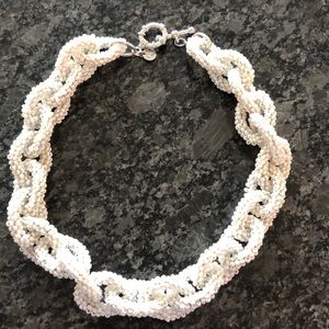 Talbot’s white rope necklace